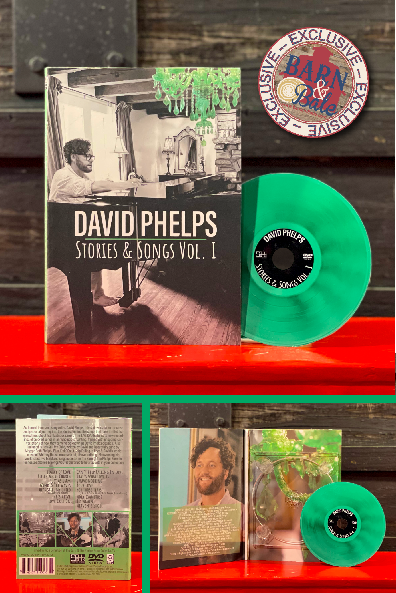 in plaats daarvan nadering toon Stories & Songs Vol. I DVD on sale now! | David Phelps Online